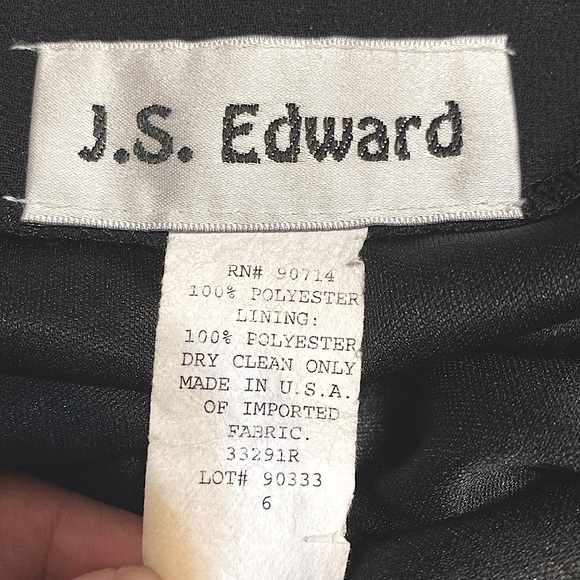 SOLD :: Vintage J.S. Edward A-Line Skirt - Picture 6 of 6